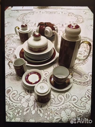 Чайный сервис, мануфактура Reichenbach, GDR