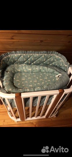 Детская кроватка круглая