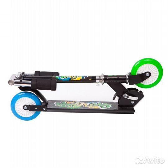 Самокат graffiti 125мм black