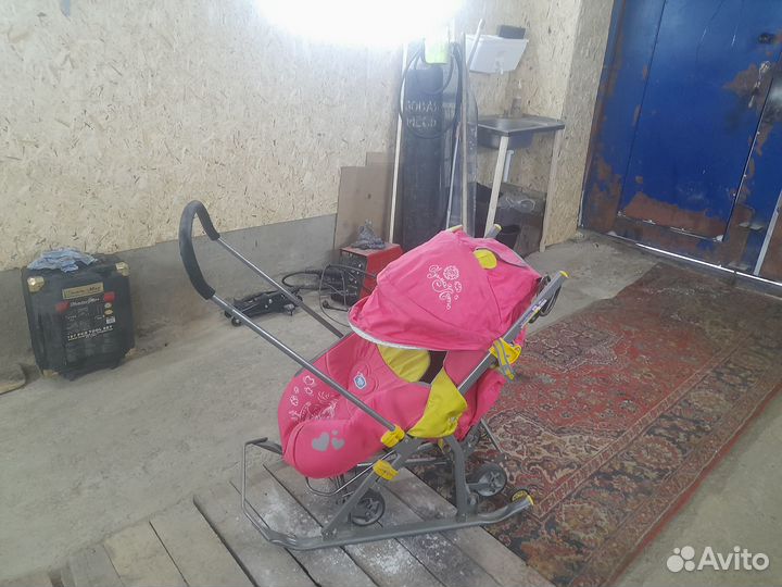 Детские санки коляска бу