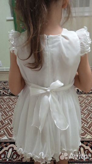 Белое платье для девочки 2-3-4-5 лет