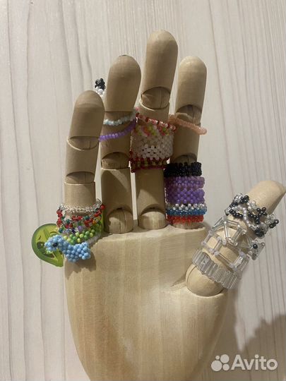 Кольца из бисера