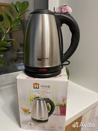 Чайник электрический home новый