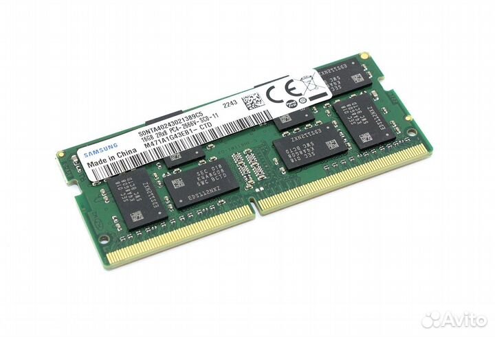 Модуль памяти Samsung sodimm DDR4 16Гб 2666 MHz PC