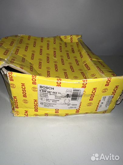 Колодки барабанные задние partner berlingo