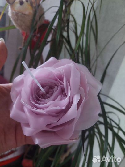 Свеча бутон цветка