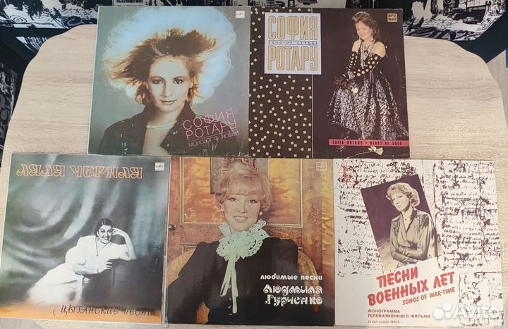 Виниловые пластинки СССР эстрада