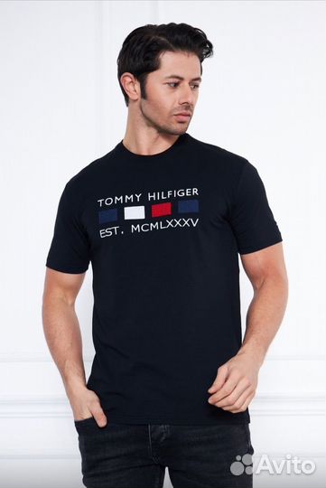 Футболка мужская tommy hilfiger 46-54