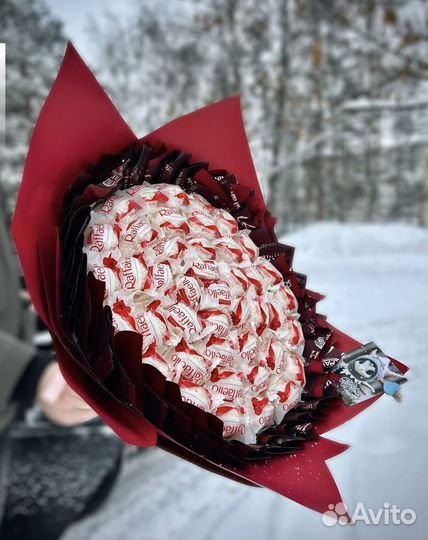 Съедобный букет из конфет