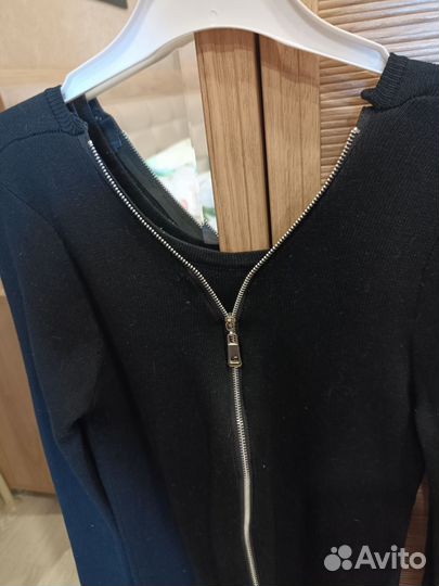 Платье трикотажное длинное 42 /44 размер