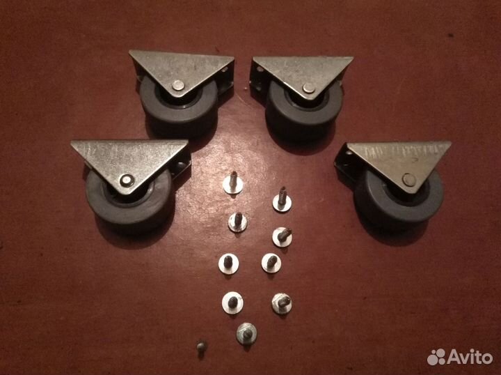 Колеса для мебели прикручиваемые