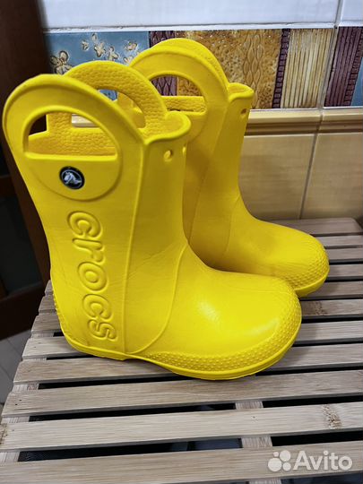 Резиновые сапоги crocs с11 на 29 размер