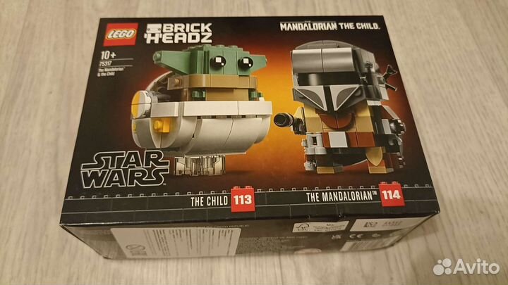 Lego Brick Headz 40477 и 75317