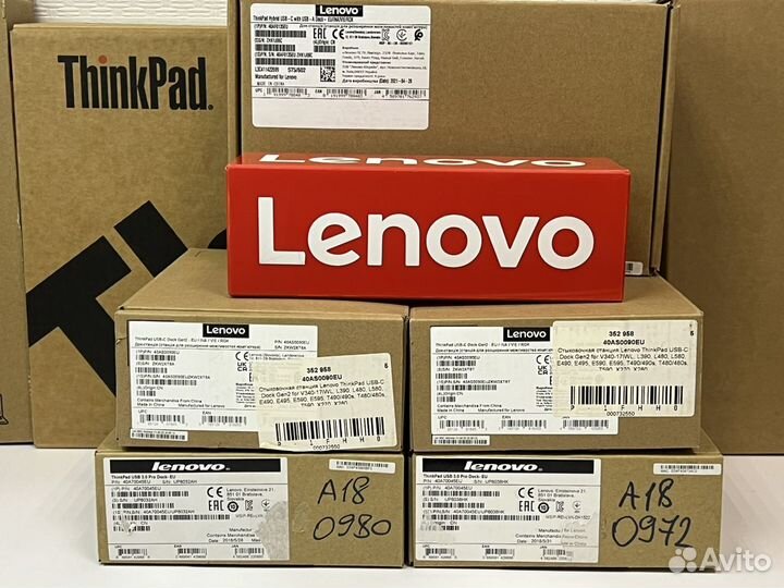 Док станции для Lenovo Thinkpad в Ассортименте