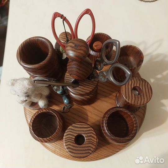 Органайзер для рукоделия деревянный