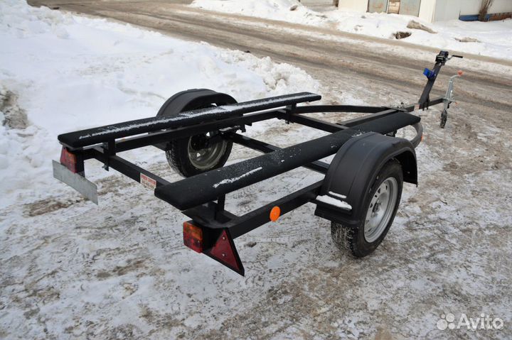 Прицеп M 4,1 для лодок пвх чёрный Самосвал