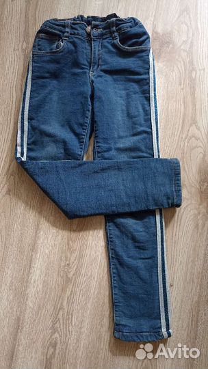 Джинсы с подкладом для девочки