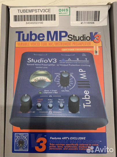 Ламповый предусилитель ART tube MP Studio V3