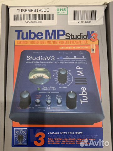 Ламповый предусилитель ART tube MP Studio V3