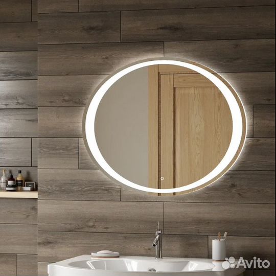 Зеркало Art&Max am-pes-900-700-ds-f Белое