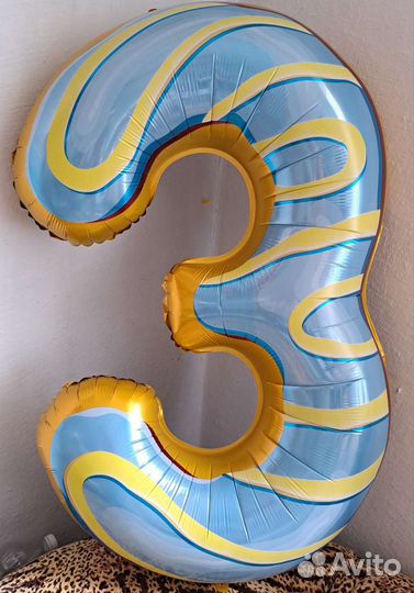 Цифра 3 на день рождения