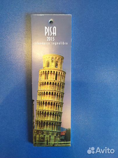 Итальянский календарик-закладка. 