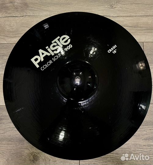 Тарелки paiste color black,hi-hat 14,crash 16,18
