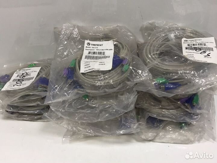 KVM квм кабели trendnet TK-C15 и TK-C10