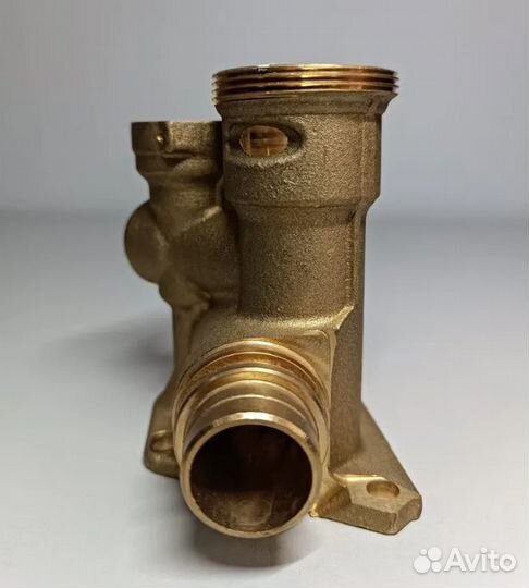 Трехходовой клапан без мотора под красный для TEC