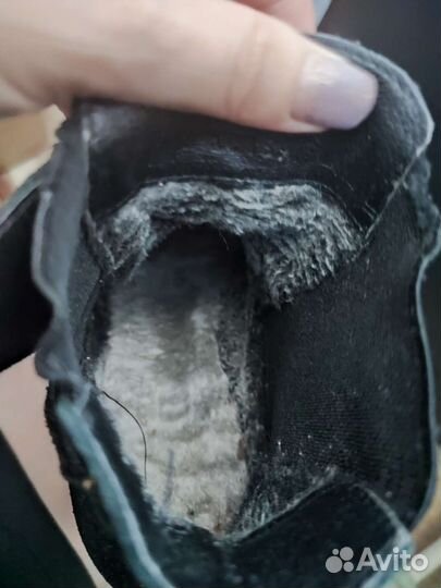 Ботильоны натуральная замша