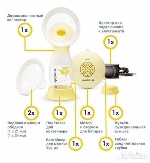 Молокоотсос электрический Medela swing flex