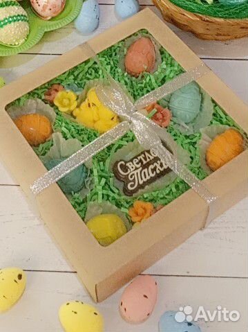 Шоколадные цвети, пасхальные наборы