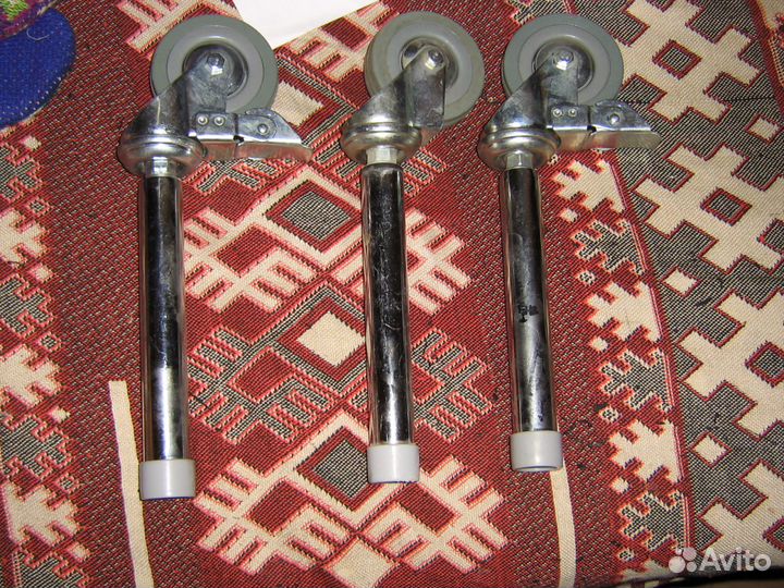 Колеса поворотные для мебели,тележек 75х21