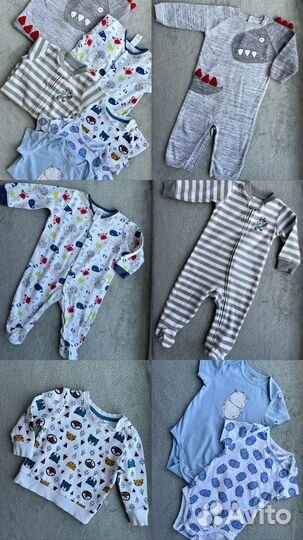 Пакеты вещей на мальчика с 0 до 9 мес бренды