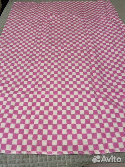 Одеяло детское в клетку