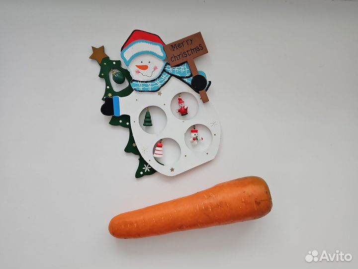 Нос для снеговика новый 20 см