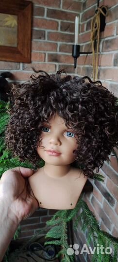 Волосы для кукол из козы для Виктории