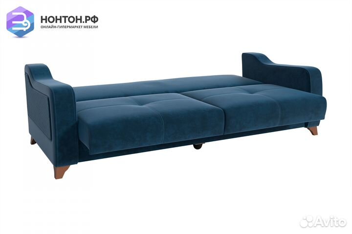 Диван книжка Дуглас 3-х местный синий
