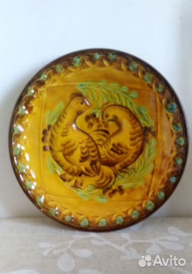 Декоративная тарелка Куропатки СССР