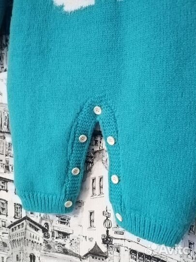 Теплый зимний комбинезон 74-86