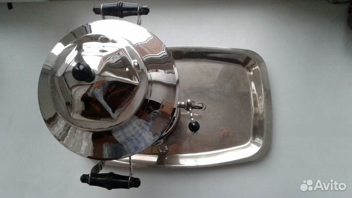 Самовар СССР 3 литра + поднос