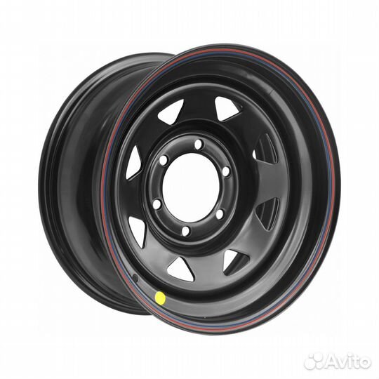 Литые диски 7x16 5x139.7 110 ET25 OFF-road Wheels УАЗ Черный