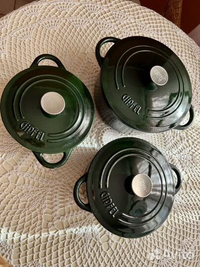 Кастрюля чугунная эмалированная Gipfel