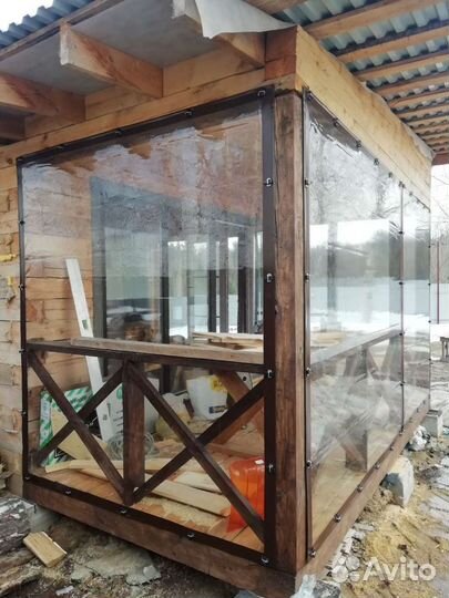 Установка мягких окон