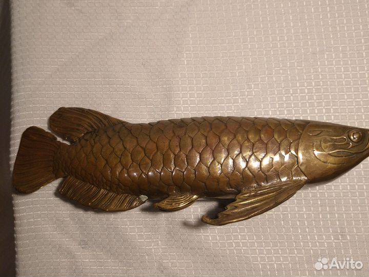 Статуэтка Рыба-форель бронза