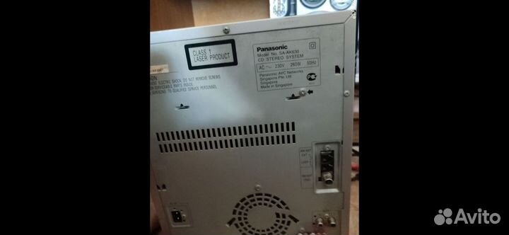 Музыкальный центр panasonic sa ak630