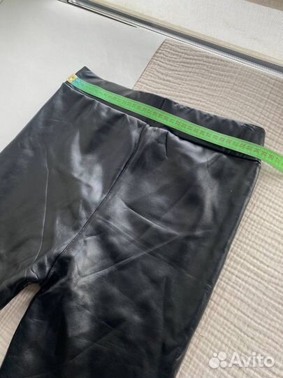 Леггинсы кожаные утепленные 44