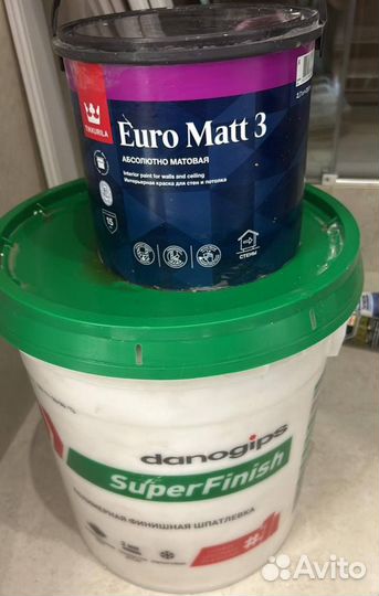 Краска Матовая Matt 2,7 Шпаклевка финишная