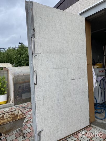 Ворота гаражные металлические бу