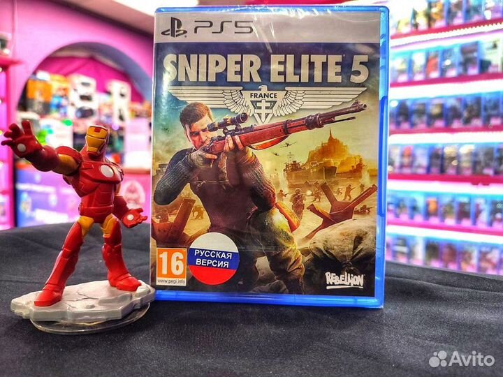 Диск PS5 Sniper Elite 5: France (Новый)